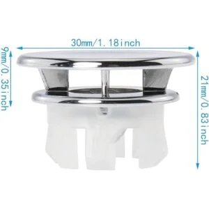 WHYHKJ 4 piezas de repuesto para lavabo de baño redondo de_2