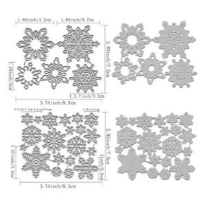 FAZHBARY 25 troqueles de copo de nieve de Navidad para_3