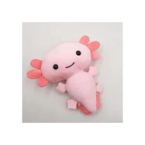 Kawaii Axolotl peluche peluche suave rosa Axolotl peluche_4