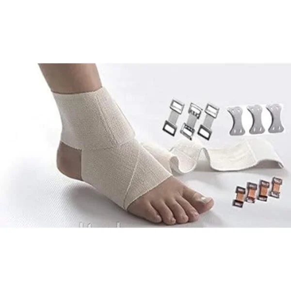 Comfortmedi Paquete de 50 clips Clip elástico marrón de_3