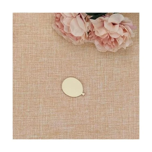 Creaides 50 piezas mini globos de madera DIY recortes de_3