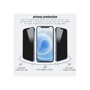QHOHQ Protector de pantalla de privacidad para iPhone 12_2