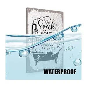 BEASTZHENG Letrero de metal para decoración de pared con_3