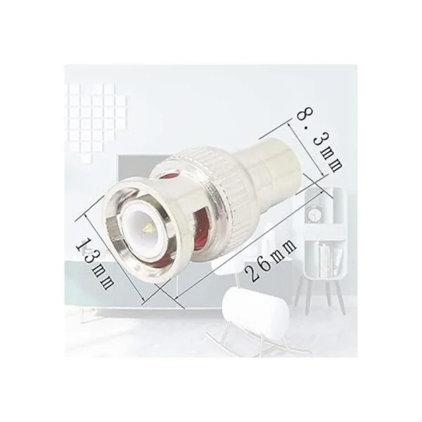 Adaptador BNC a RCA BNC macho a VA Phono hembra conector_5