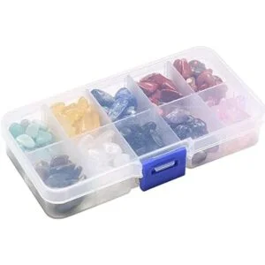 Piedra de cristal artificial mini caja de cuentas de_2