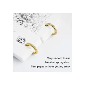 QUMENEY 16 ganchos redondos de aleación de zinc con_6