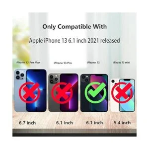 VAKS Carcasa transparente compatible con iPhone 13_2