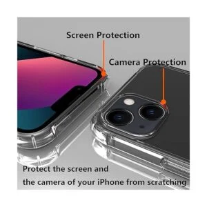 VAKS Carcasa transparente compatible con iPhone 13_4