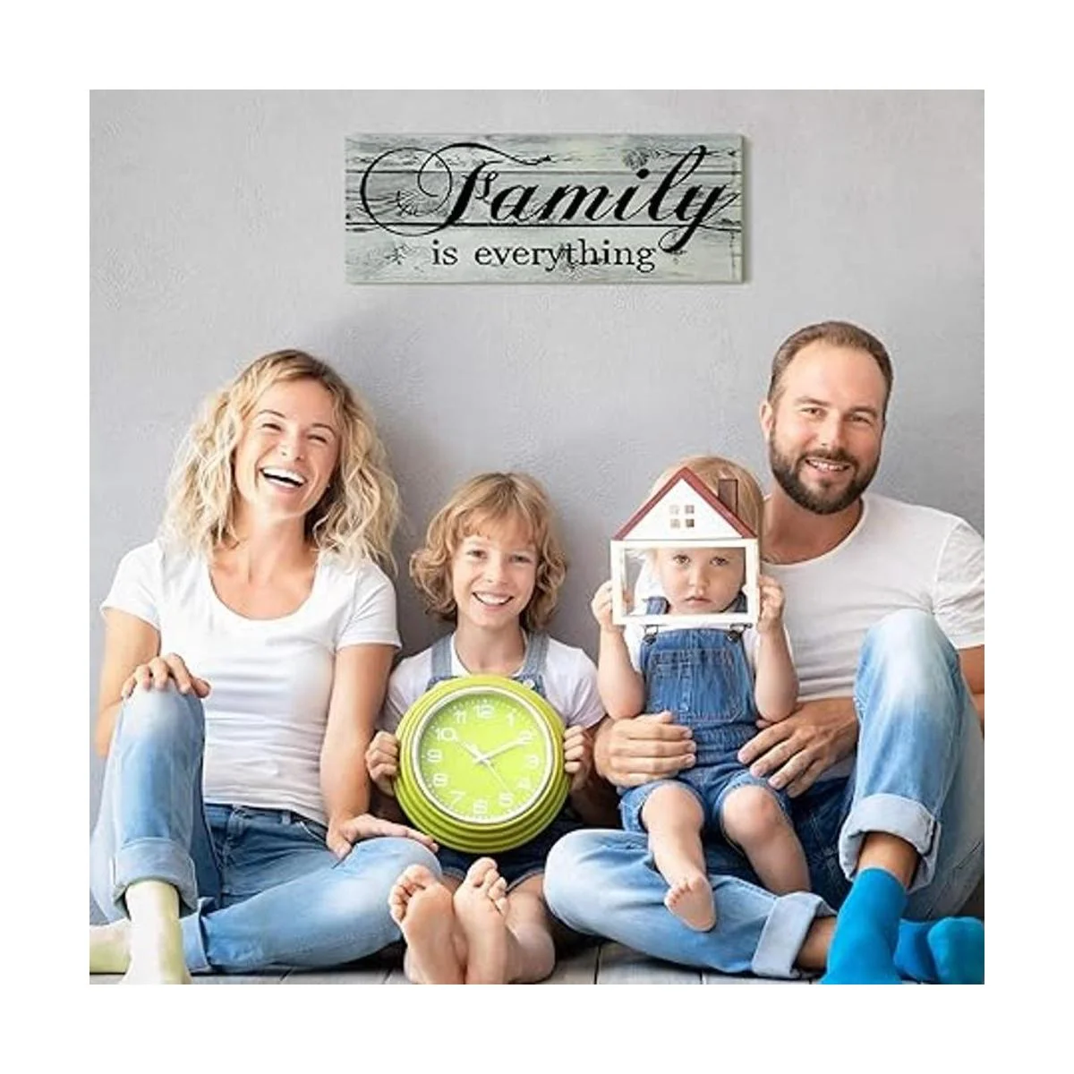 Jetec Family Signs Wood Family is Everything Decoración_3