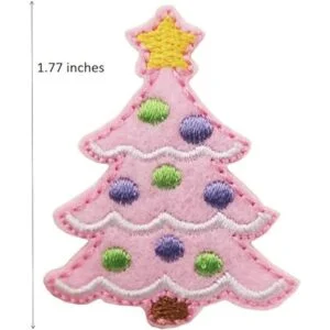 Parches bordados para planchar con diseño de copos de_2