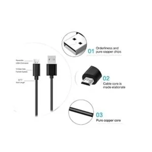 Cable de alimentación de carga de repuesto compatible con_3