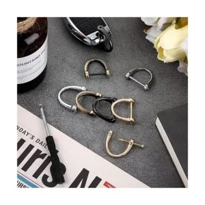 16 anillos en D con grillete de coche anillos con_4