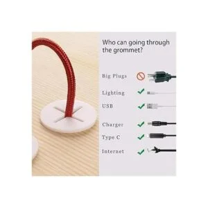 Paquete de 10 cables de ojal de 34 pulgadas de silicona_7