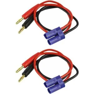 LinsyRC Paquete de 2 conectores macho EC5 a 0.157 in 0.157_2