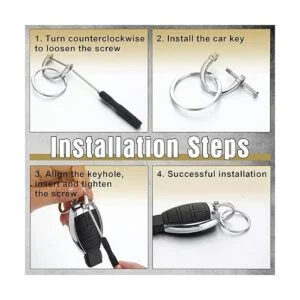 16 anillos en D con grillete de coche anillos con_6