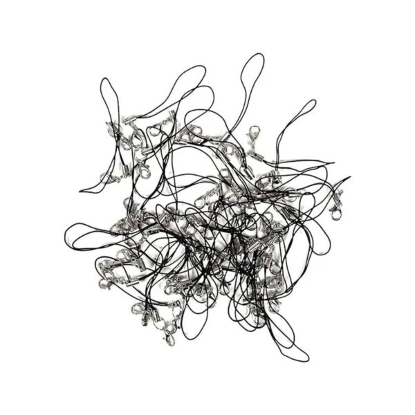 50 unids negro langosta garra corchete Cords cordón Split_2