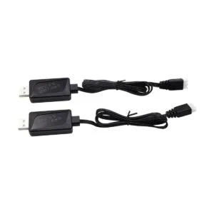 Blomiky Paquete de 2 cables de cargador de batería de_1