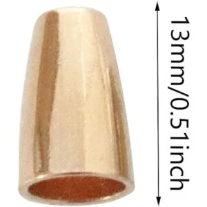 ZCZQC Metall Bell Tope de 30 piezas de metal cónico_3