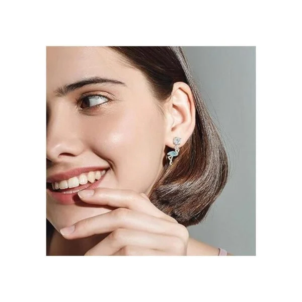 30 dijes de flamenco esmaltado chapado en oro bonitos_5