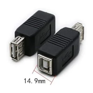 2 unidades USB 2.0 AFBF enchufe tipo A hembra a tipo B_5