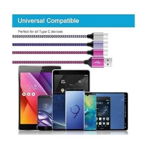 Cable USB tipo C cable de carga rápida C paquete de 3_7