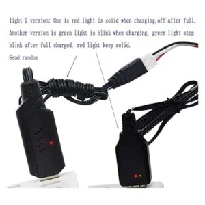 Blomiky Paquete de 2 cables de carga USB 9125 7.4 V 1.3 A_3