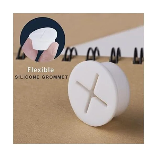keenkee 6 piezas de cable de silicona flexible con ojales_5