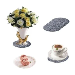 YYGMSS Posavasos para bebidas hechos a mano trenzados_4