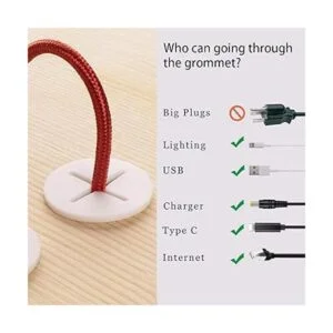 Paquete de 10 cables de ojal de 34 pulgadas de silicona_4