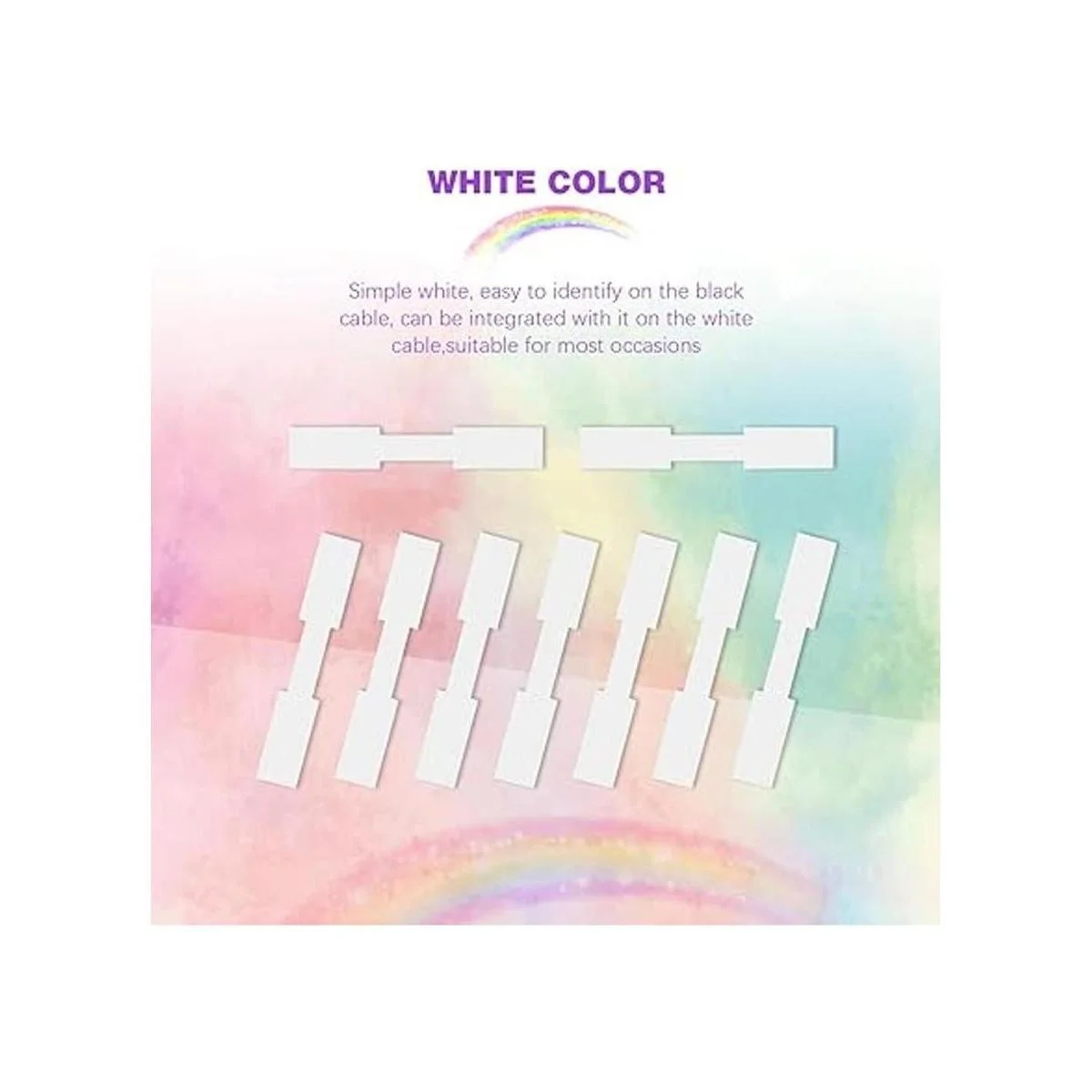 Etiquetas de cable autoadhesivas para cables 90 unidades_3