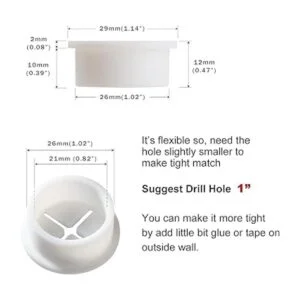 keenkee 6 piezas de cable de silicona flexible con ojales_2