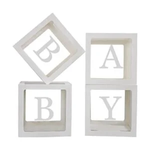 Cajas de bebé con letras para baby shower cajas de_1