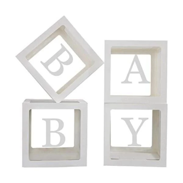 Cajas de bebé con letras para baby shower cajas de_1