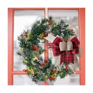 SIMISI RIBBON Lazo de arpillera rústica a cuadros de_3