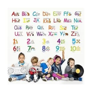 6 hojas de alfabeto pegatinas de pared para niños pequeños_2