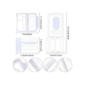 Paquete de 3 tarjetas troqueladas troqueles de corte en_2