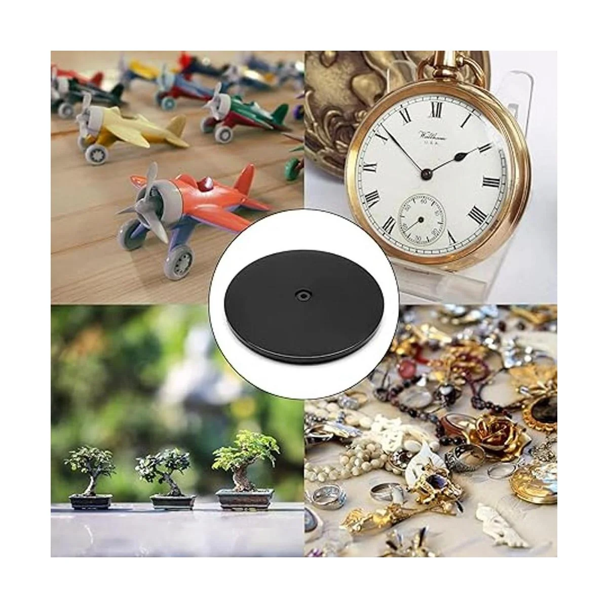 Jersvims Plato giratorio de acrílico perezoso Susan de_7