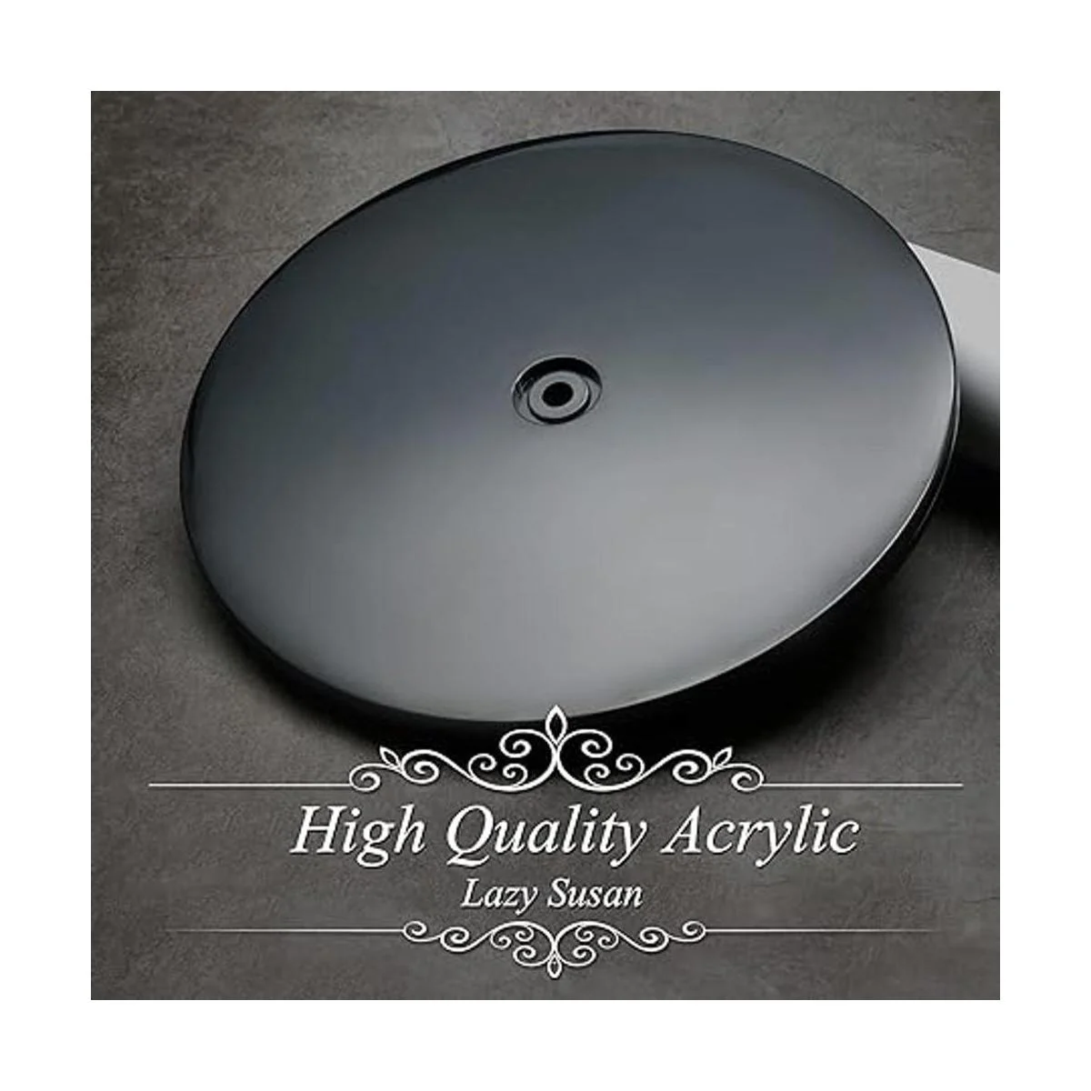 Jersvims Plato giratorio de acrílico perezoso Susan de_4