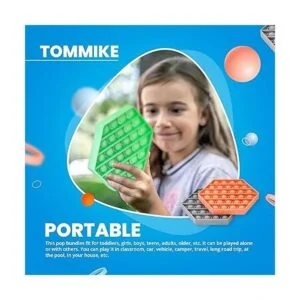 TOMMIKE Hexágono Push Pop Fidget Juguete sensorial de_5