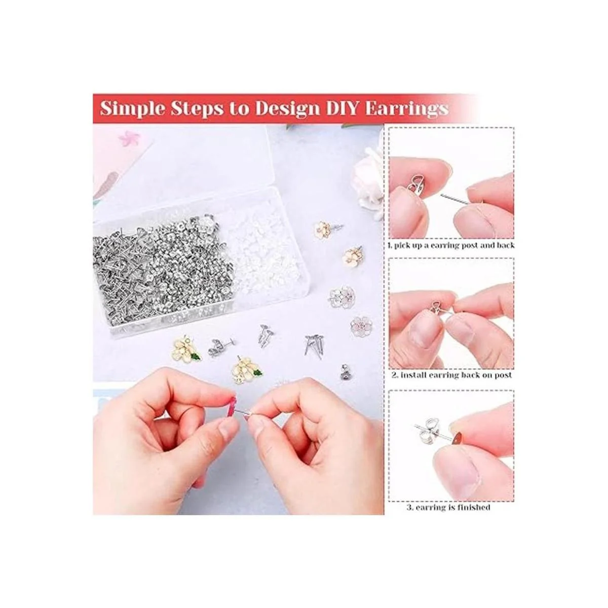 600 piezas de pendientes y respaldos de acero inoxidable_7