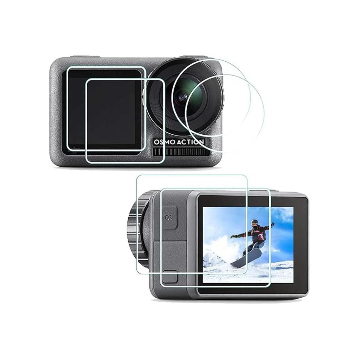 Protector de pantalla templado para cámara de acción DJI_1