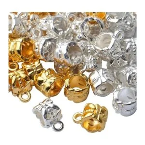 100 piezas de perlas de aleación de estilo europeo con_3