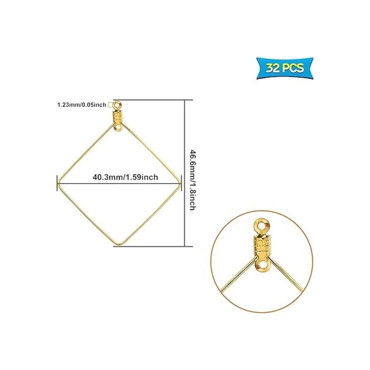 32 pendientes de aro de acero inoxidable para hacer joyas_2