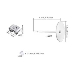 GooDay 600 pendientes de acero inoxidable hipoalergénicos_2