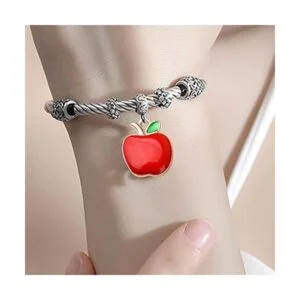 BronaGrand 40 dijes colgantes de manzana roja esmaltada de_6
