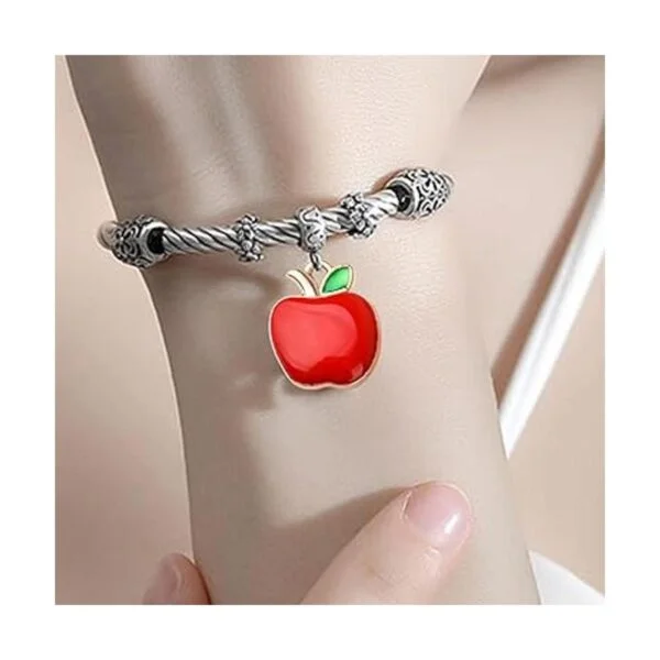 BronaGrand 40 dijes colgantes de manzana roja esmaltada de_6