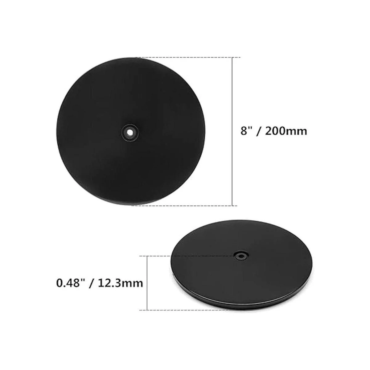 Jersvims Plato giratorio de acrílico perezoso Susan de_5