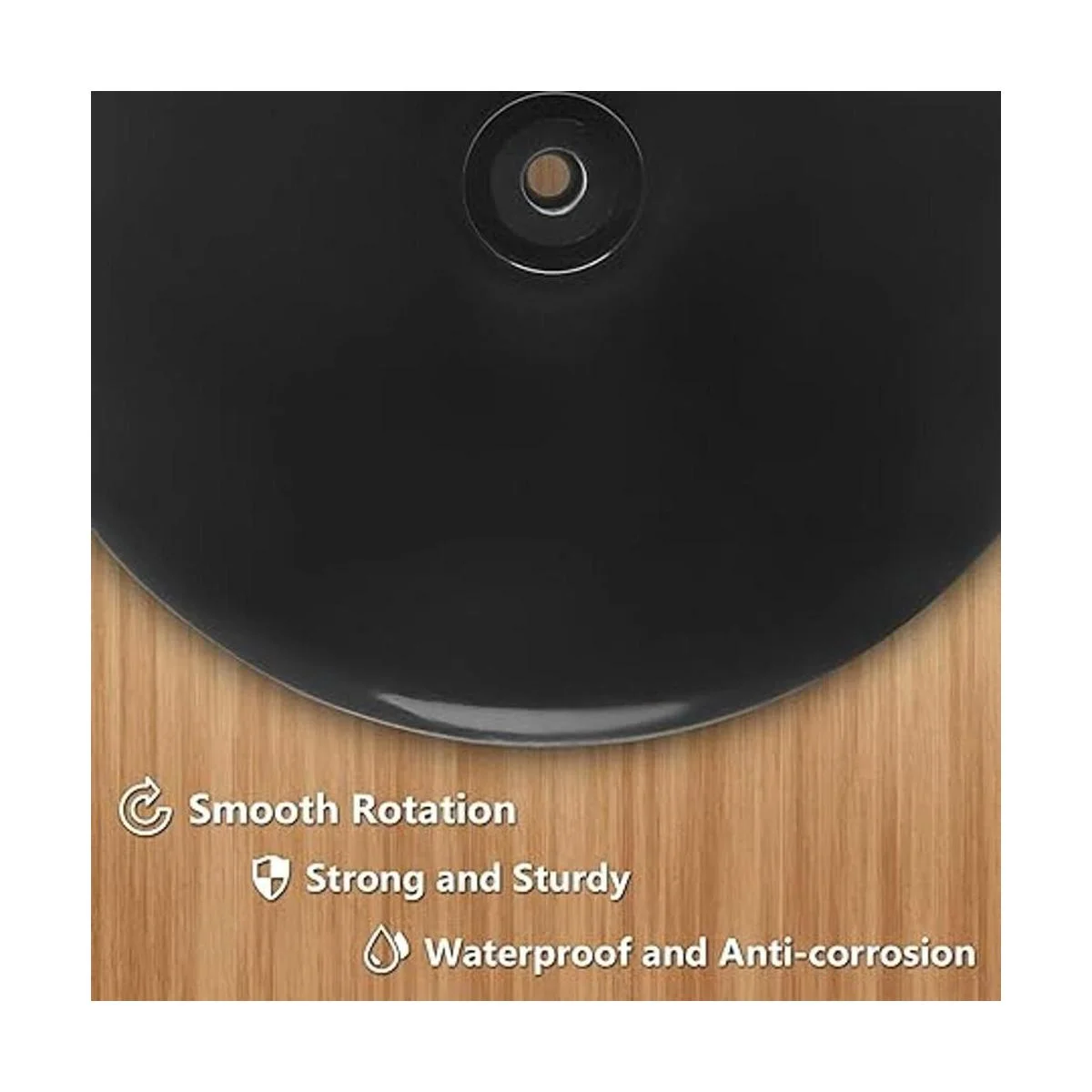 Jersvims Plato giratorio de acrílico perezoso Susan de_3