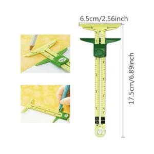 Fbshicung 2 piezas de 5 en 1 calibre deslizante plástico_2