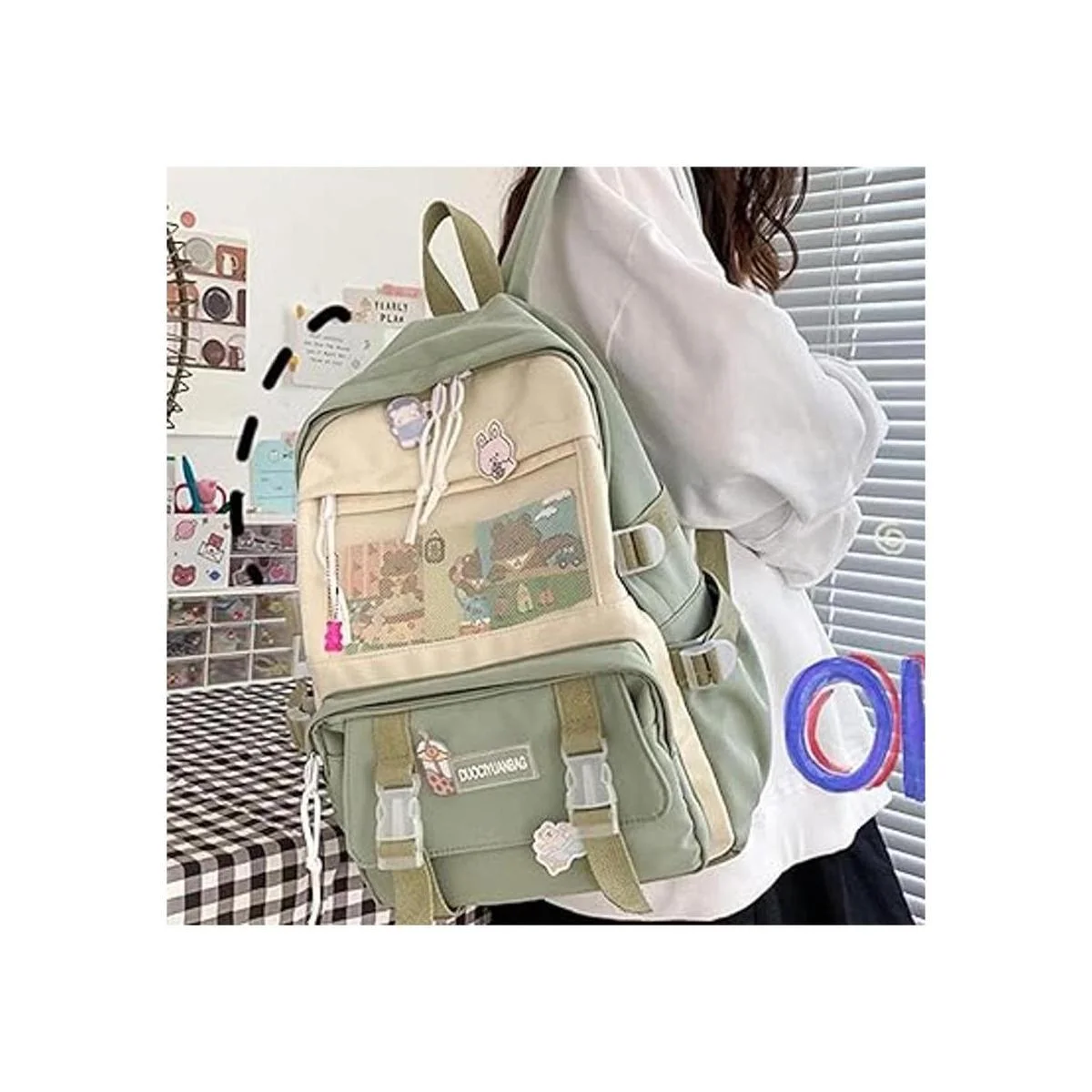 Colgante de oso de gomas 16 piezas de resina de oso de_5